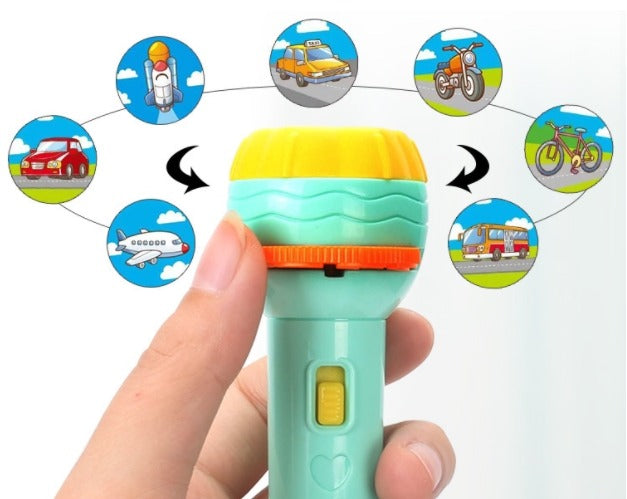 Urbannexa 6 Slides  Kids Cartoon Story Projector Flashlight Torch