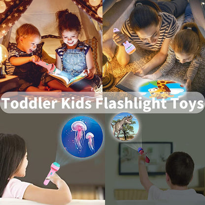 Urbannexa 6 Slides  Kids Cartoon Story Projector Flashlight Torch